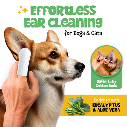 Roofus the Dog Ear Wipes - Eucalyptus Aloe | 100Ct