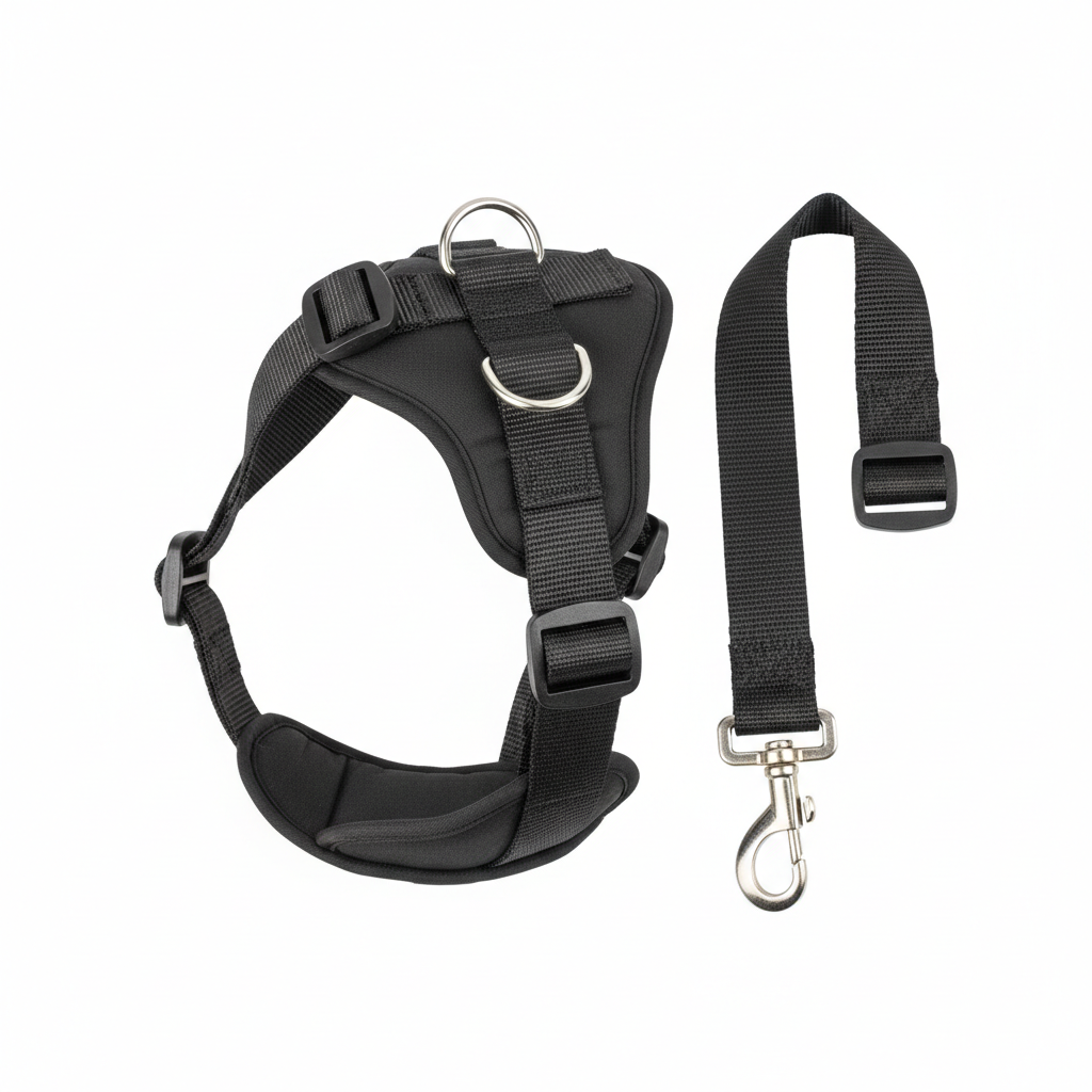 Pet seat belt safety harness for cars